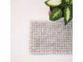 Marbled Tan Handmade Wool Felt Ball Cat Mat