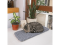 Handmade wool felt ball cat mat used inside home interior