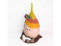 Mushroom Wool Felt Cat Cave with Rattle Mushrooms