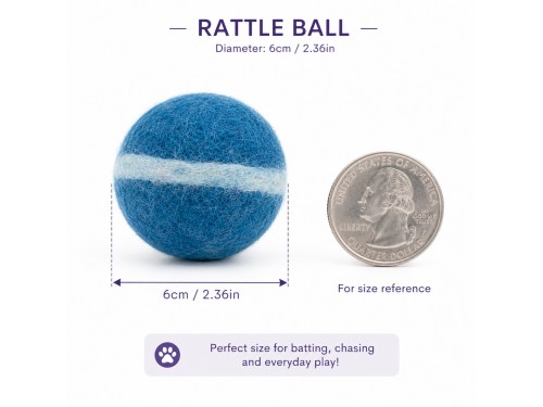 Wholesale Wool Felt Rattle Ball for Pets