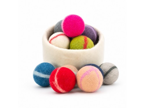 Wholesale Wool Felt Rattle Ball for Pets - Felt and Yarn