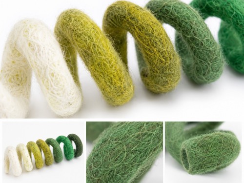 Wholesale Spiral Wool Felt Cat Fetch Toy