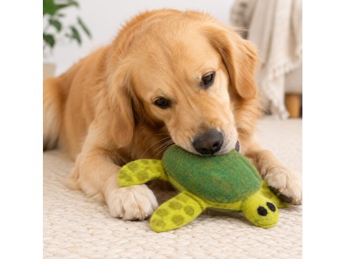 Wholesale Wool Felt Tortoise Dog Toy