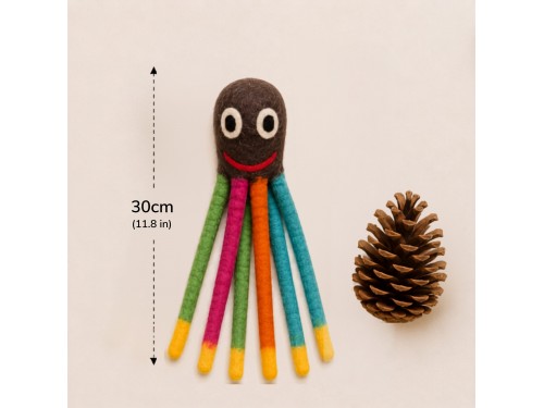 Wholesale Wool Felt Octopus Dog Toy