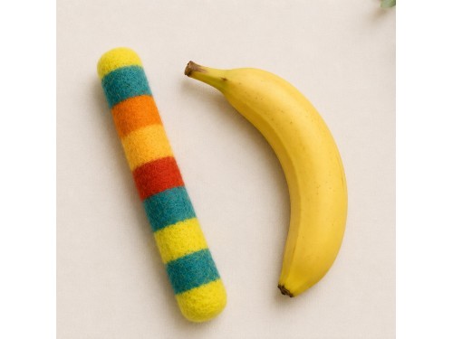 Wholesale Striped Wool Felt Cat Kicker Toy