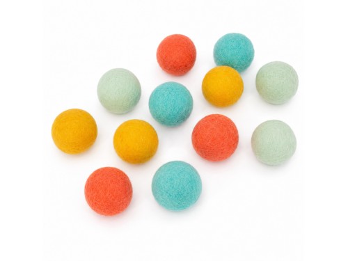 Wholesale Wool Felt Cat Ball Fetch Toy