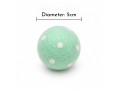 Wholesale Wool Felt Cat Dot Ball Fetch Toy
