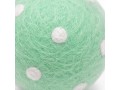 Wholesale Wool Felt Cat Dot Ball Fetch Toy