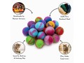Wholesale Wool Felt Tie-Dye Cat Ball