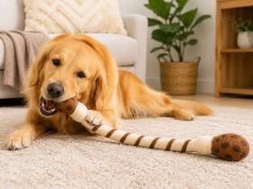 Dog Chewing Wholesale Wool Felt Turkey Leg Dog Rope Toy