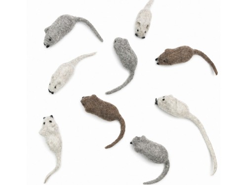 Wholesale Wool Felt Mice Cat Toys - Felt and Yarn