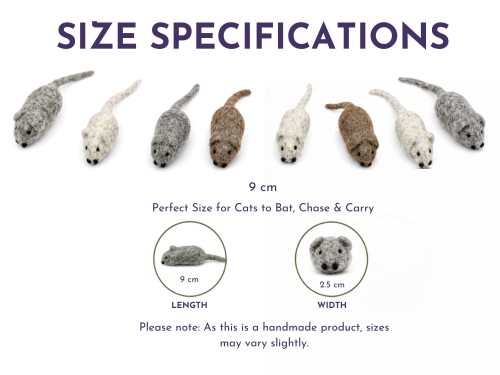 Wholesale Wool Felt Mice Cat Toys