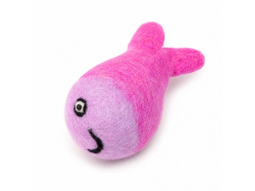 Wholesale Wool Felt Fish Cat Toy