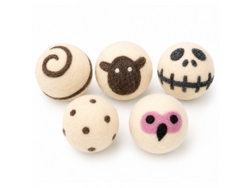 Wholesale Wool Felt Dog Ball Toy - Felt and Yarn