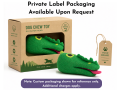 Wholesale Wool Felt Alligator Head Dog Chew Toy