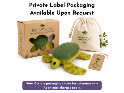 Wholesale Wool Felt Tortoise Dog Toy