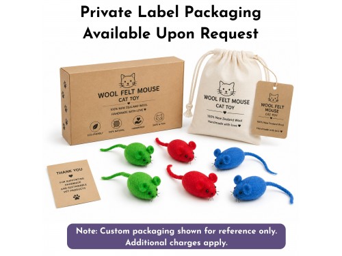 Wholesale Colorful Wool Felt Mouse Cat Toys