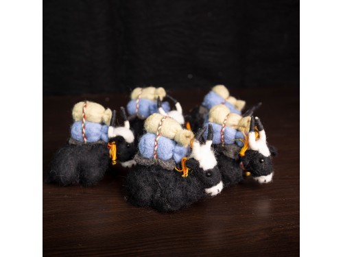 Wholesale Wool Felt Himalayan Yak Ornament