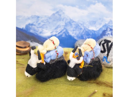 Wholesale Wool Felt Himalayan Yak Ornament