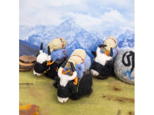 Wholesale Wool Felt Himalayan Yak Ornament