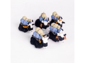Wholesale Wool Felt Himalayan Yak Ornament - Felt and Yarn