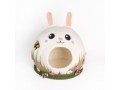 Handmade Wool Felt Bunny Cat Cave