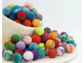 2cm Tie Dye Felt Balls