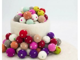 2cm Polka Dot Felt Balls | Wholesale Felt Balls