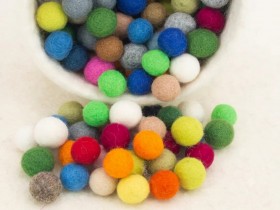 2.5cm Felt Balls | Wholesale Felt Balls - Felt and Yarn