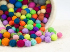1cm Felt Balls | Wholesale Felt Balls - Felt and Yarn