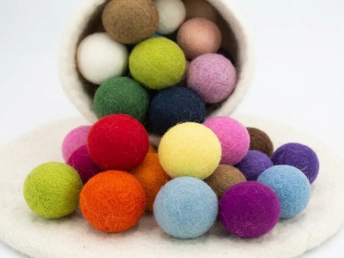 4cm Felt Balls | Wholesale Felt Balls - Felt and Yarn