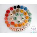 Assorted Size and Color Halloween Felt Pumpkins