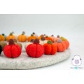 Assorted Size and Color Halloween Felt Pumpkins