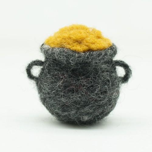Decorative Wool Felt Pot Of Gold
