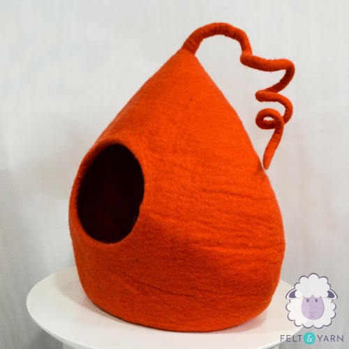 Premium Wool Felt Cat Cave