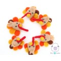 Wool Felt Thanksgiving Turkey Head