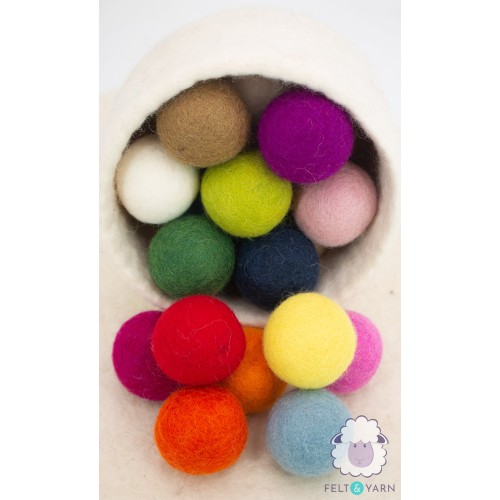 4cm Felt Balls | Wholesale Felt Balls