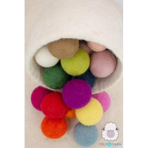 4cm Felt Balls | Wholesale Felt Balls