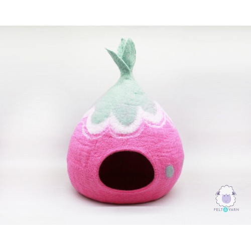 Turnip Design Wool Felt Cat House