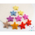Colorful Felted Stars for Xmas & Valentine - Felt & Yarn Colorful Felted Stars for Xmas & Valentine - Felt & Yarn
