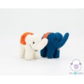 8cm Mini Felt Elephant Eco Toy