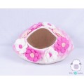 Beautiful Flower Felt Cat House