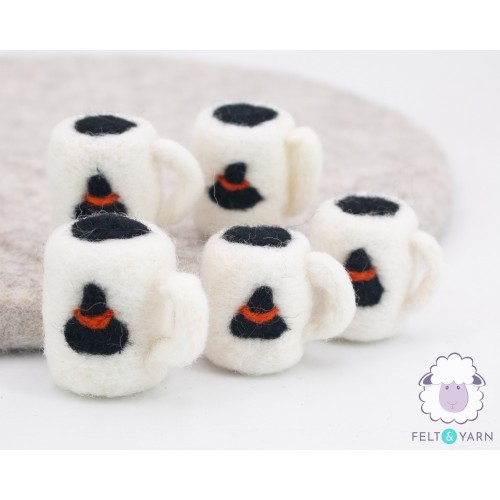 4cm Felt Mini Rae Dunn Mugs