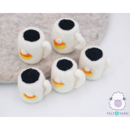 4cm Felt Mini Rae Dunn Mugs