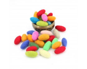 3.5cm Felt Oval Balls