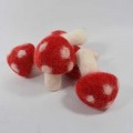 5cm Colorful Felt Mushrooms