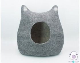 Cat Ears Design Felt Cat House