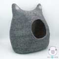 Cat Ears Design Felt Cat House