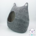 Cat Ears Design Felt Cat House