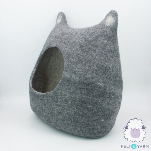 Cat Ears Design Felt Cat House